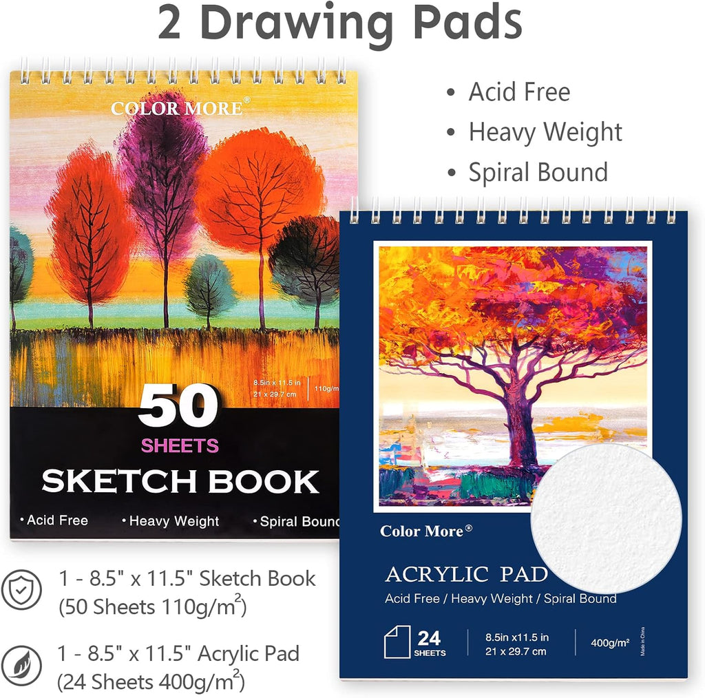 BLACK FRIDAY Sale Soon to be sold out💥💥💥 Buy 2 Get 1 Free 175 Piece Deluxe Art Set with 2 Drawing Pads