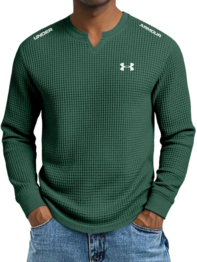 Everyday Waffle V-Neck Comfort Shirt