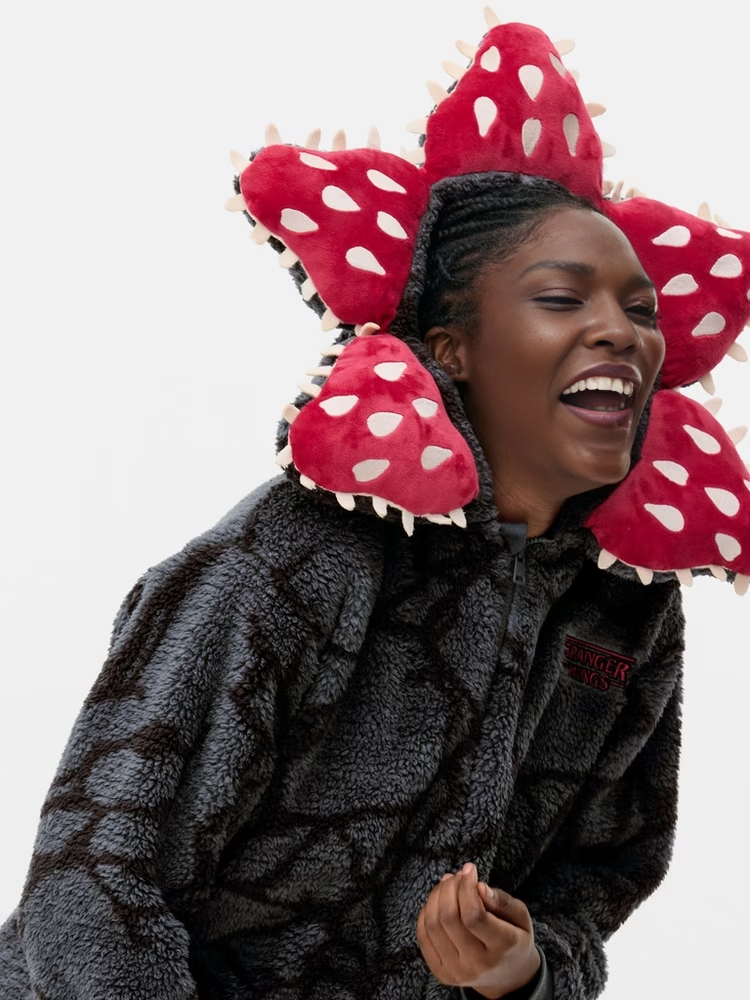 Demogorgon Hooded Cozy Fan Onesie