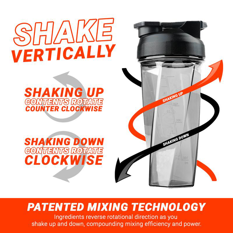 Vortex Mix Shaker Bottle